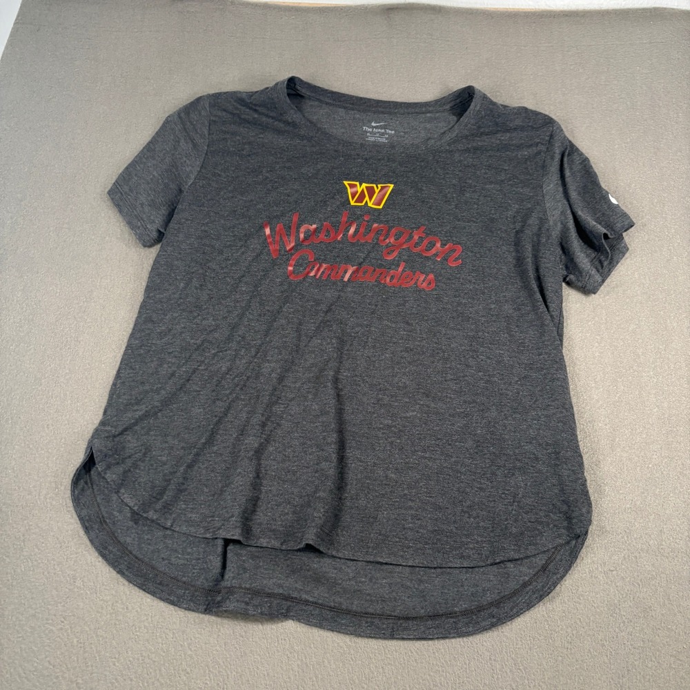 Nike Washington Commanders NFL T-Shirt Womens Size XL Charcoal Gray NKMV-00H